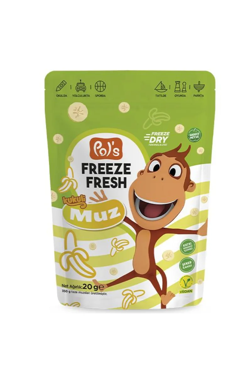 Pol’s Freeze Fresh Kukuli Muz 20 Gr