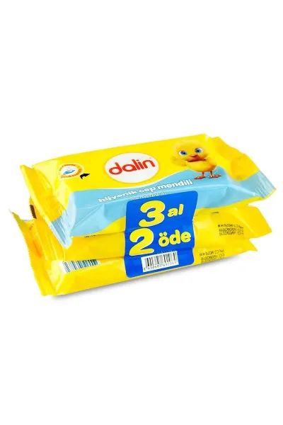 Dalin 3'lü Hijyenik Cep Mendili
