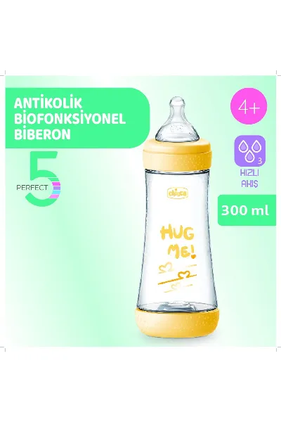 Chicco Perfect 5 Antikolik Biberon PP 300 ml Girl