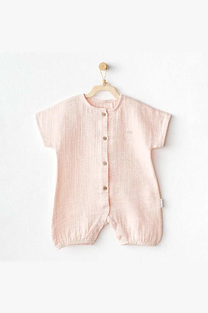 Andywawa AC25884 Müslin Home Bebe Tulum Pink