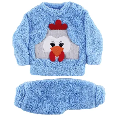 Erkek Bebek Mavi Horozlu Welsoft 2'li Peluş Takım