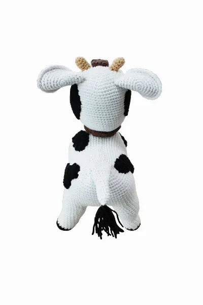 Buzu Sevimli Buzağı Amigurumi Organik Oyuncak