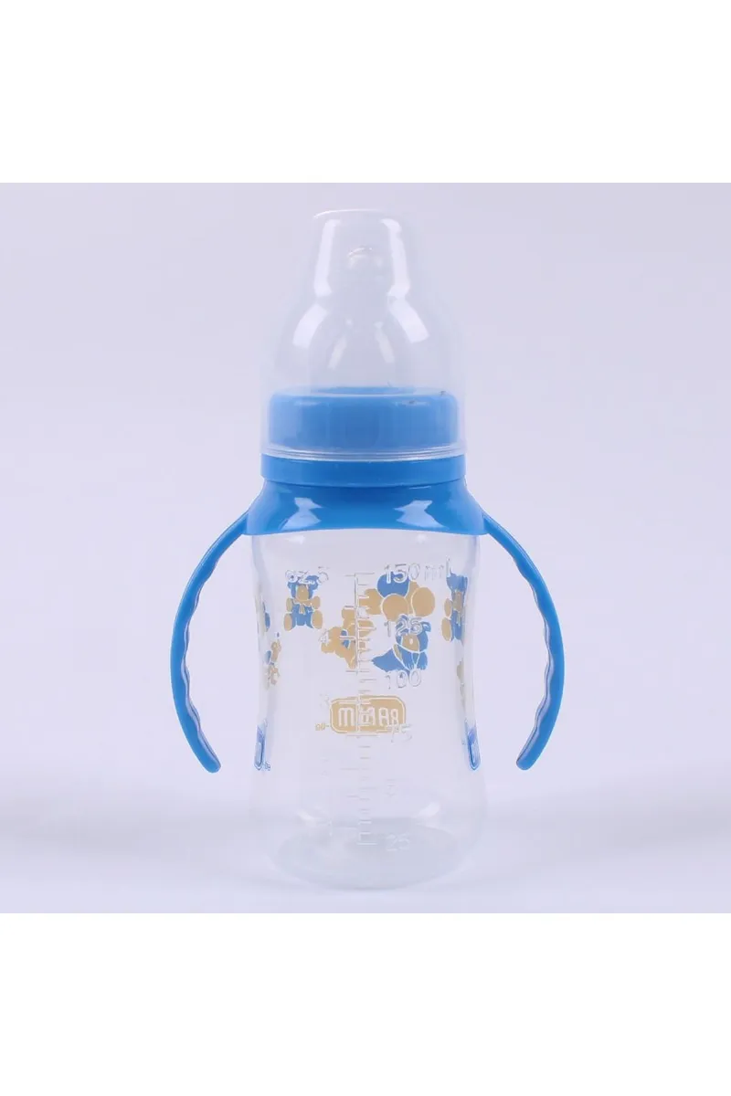 Barum Mavi Ayıcıklı Kuplu Biberon 150 ml