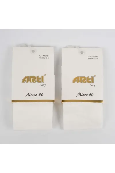 Artı Micro Külotlu Muz Çorap 300178 Krem