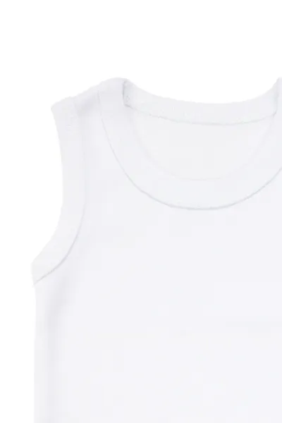 Unisex Beyaz %100 Organik Pamuk Düz Askılı Çıtçıtlı Zıbın Body
