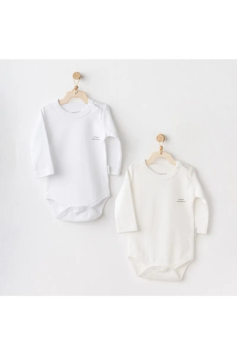 Andywawa AC25210 Long Sleeve 2'Li Basic Body Ekru