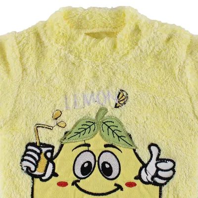 Unisex Sarı Lemon Welsoft 2'li Peluş Takım