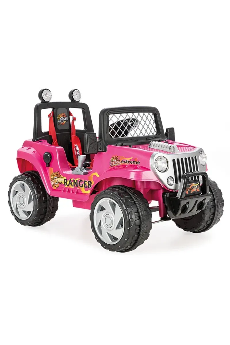 Pilsan Ranger Akülü Araba 12 Volt 05-107 Metalik Pembe