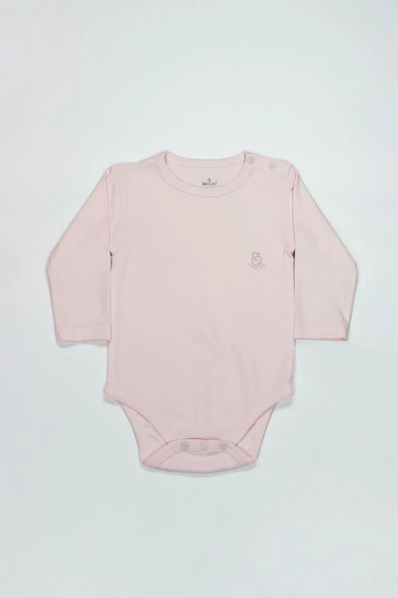 Bistyle Natural Basic Style Uzun Kol Body 17104 Pembe