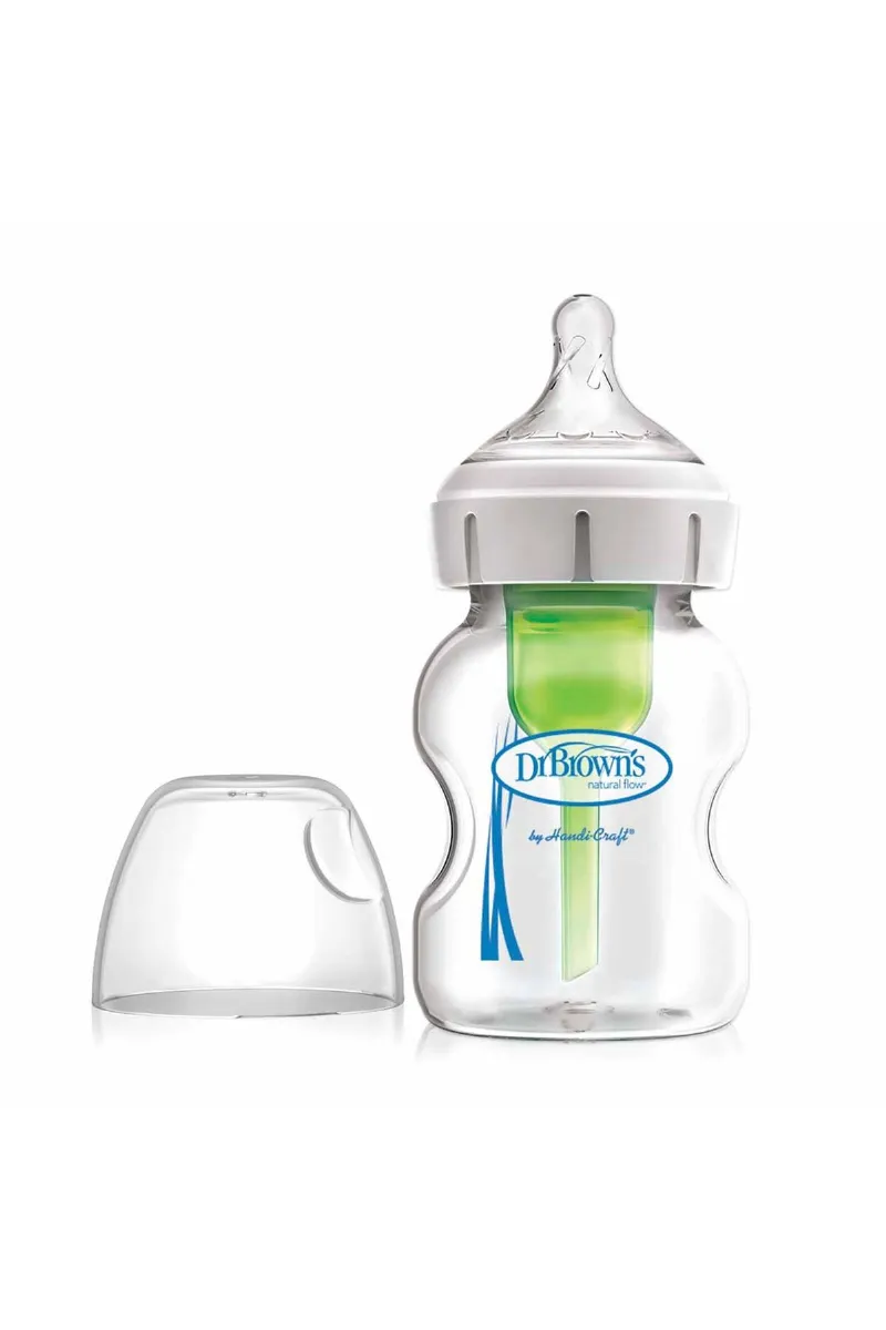 Dr.Brown's Geniş Ağız Cam Biberon 150 ml (Yeni)
