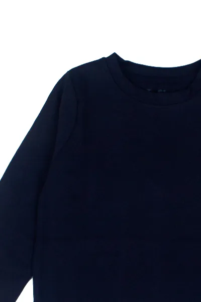 Unisex Lacivert Uzun Kollu Body