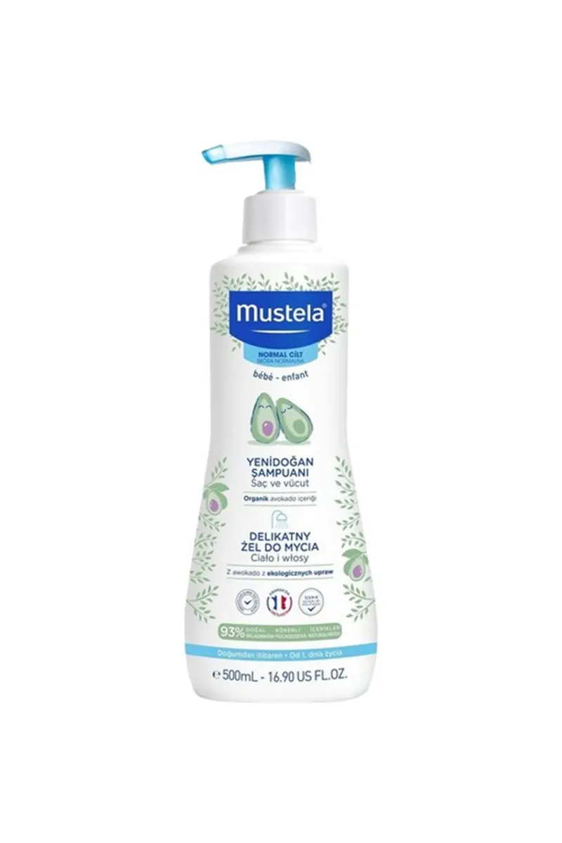 Mustela Gentle Cleansing Gel Yenidoğan Şampuan 500 ml