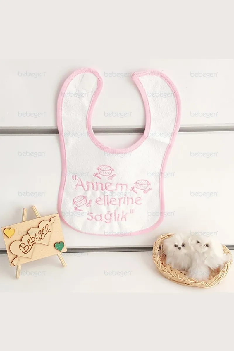 Annem Ellerine Sağlık Su Geçirmez Pembe Önlük