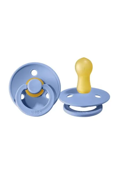 Bibs Colour Kauçuk Emzik 6-18 Ay Sky Blue