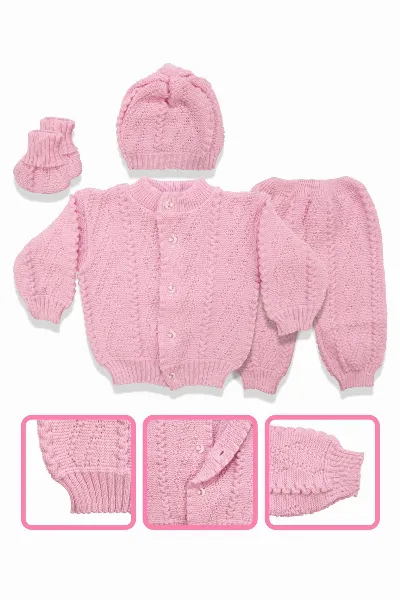 Pembe Bebek Triko 4 lü Takım