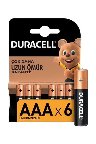 Duracell 6'Lı AA Kalem Pil