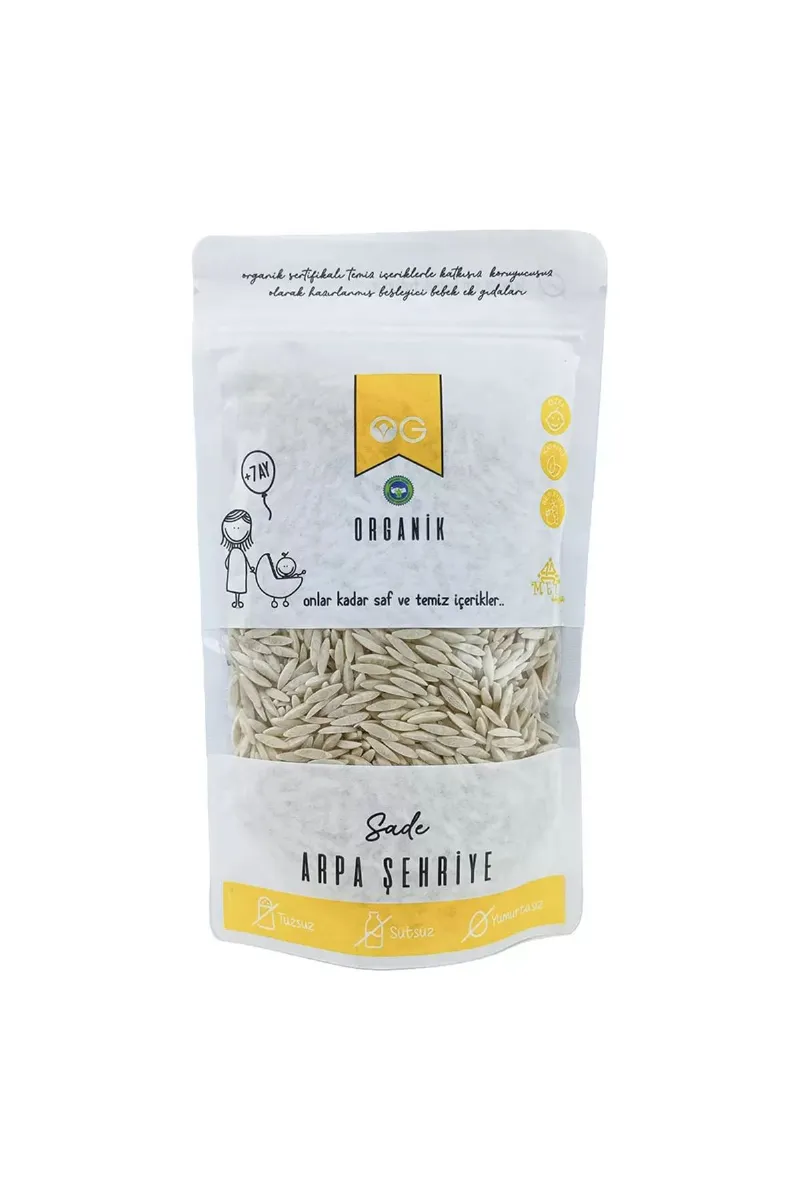 OG Natural Organik Sade Arpa Şehriye 250 Gr