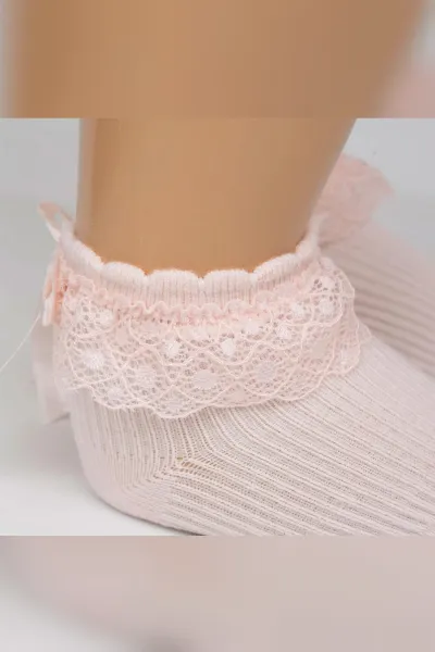 Katamino Pukita Aksesuarlı Bebek Soket Çorap K46359 Asorti