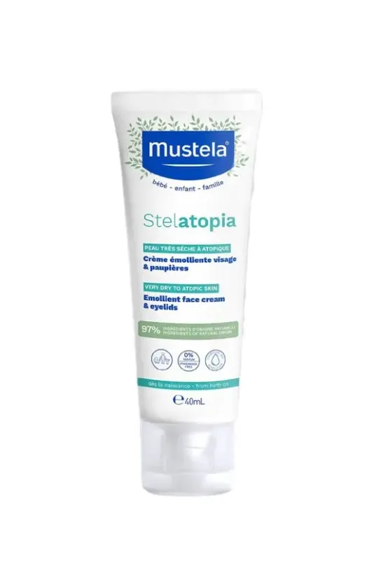 Mustela Stelatopia Emollient Face Cream Yüz Kremi 40 ml