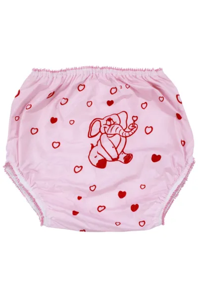 Pembe Kalpli Fil Bebek Alıştırma Külot(2-4 Yaş)