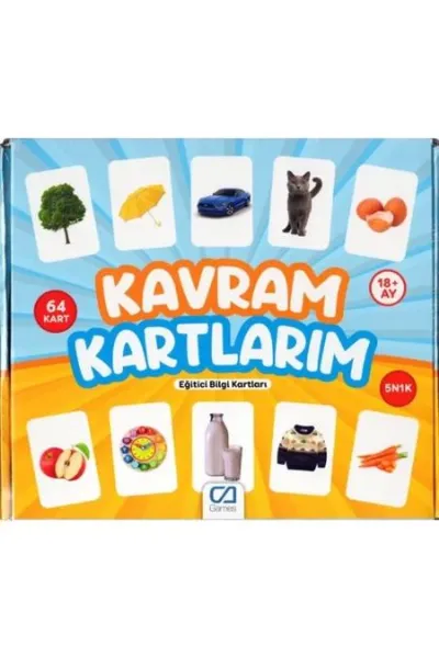 Games Kavram Kartlarım 64 Kart 5175