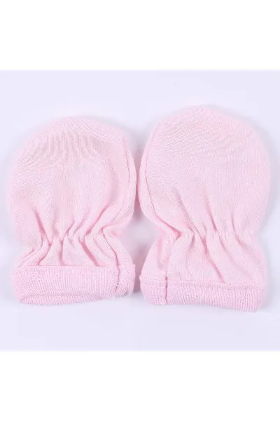 Pembe Lastikli Bebek Eldiveni