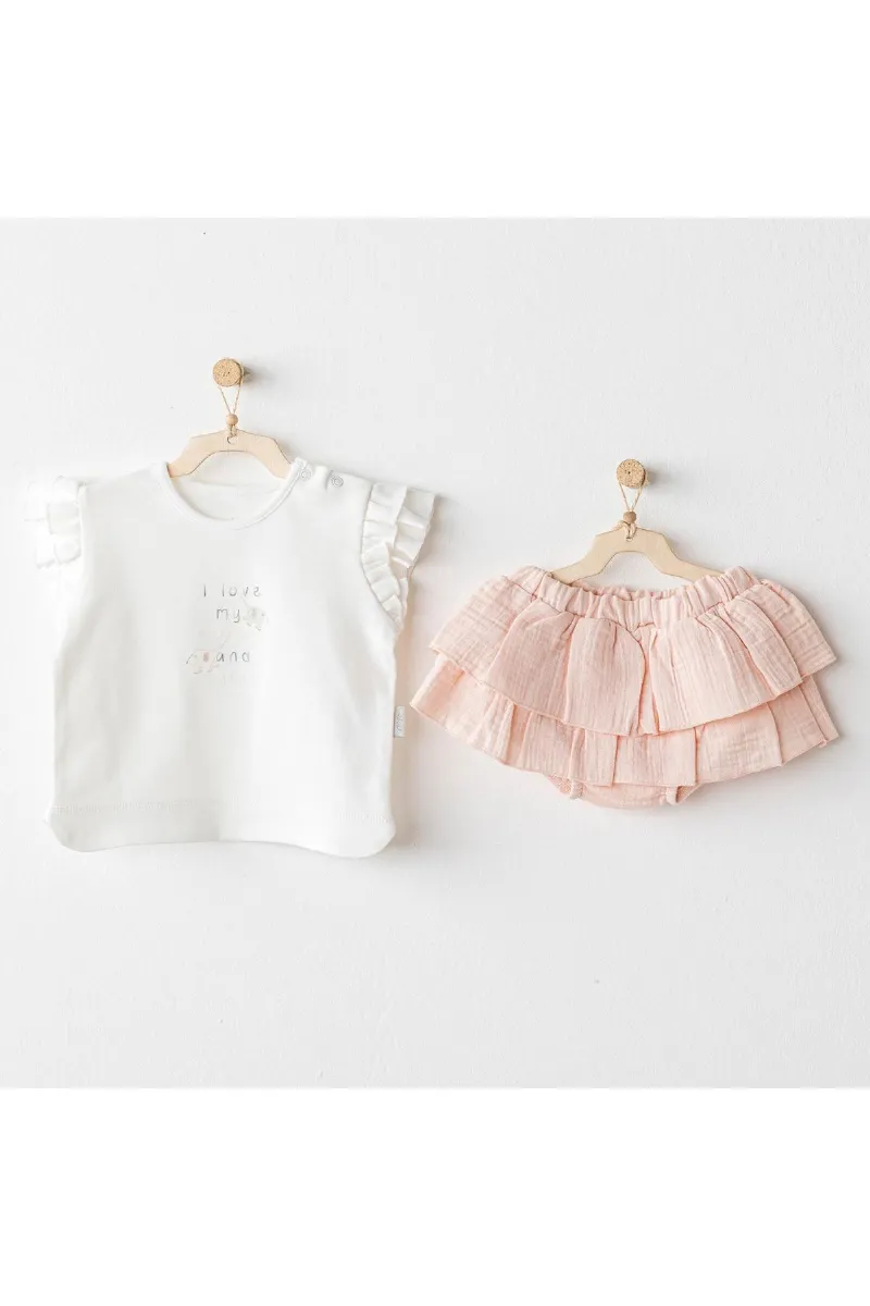Andywawa AC25522 Love Family 2'Li Takım Salmon