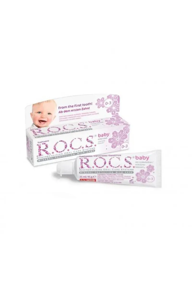 R.O.C.S. Baby Diş Macunu 0-3 Yaş 35 ml Ihlamur