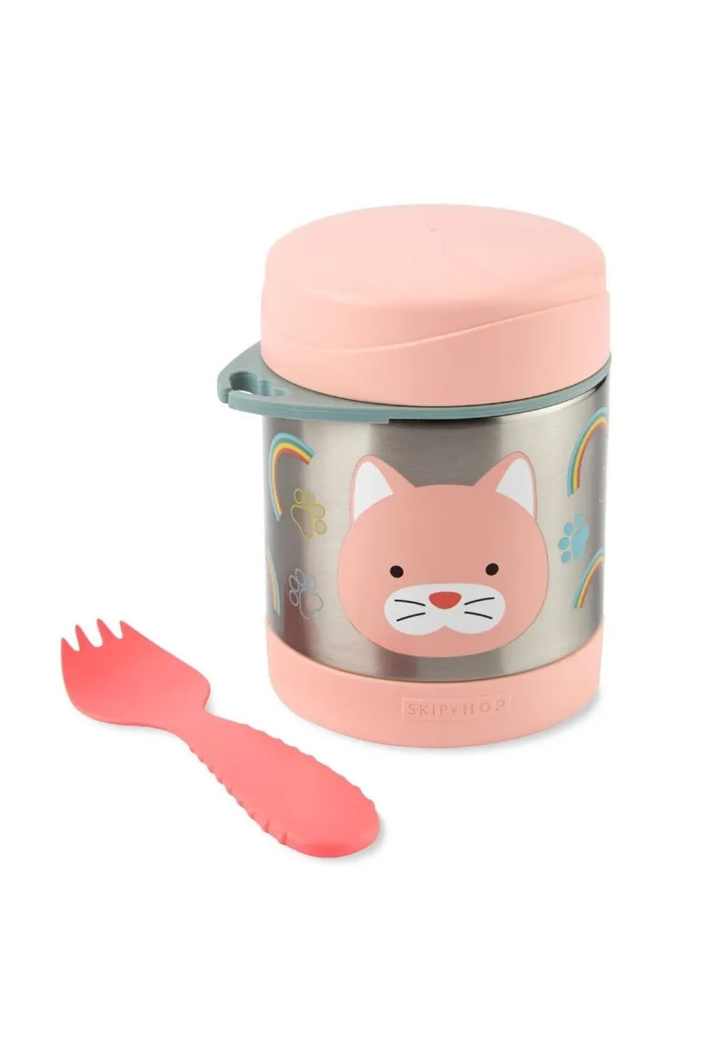 Skip Hop Zoo Paslanmaz Çelik Termos 325 ml Kedi