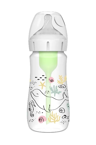 Dr.Brown's Geniş Ağız PP Antikolik Options Biberon  270 ml Kız
