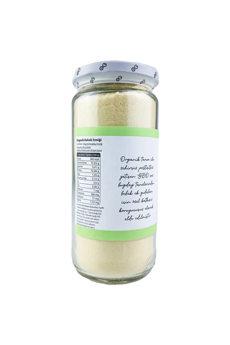 OG Natural Organik Bebek İrmiği 330 Gr