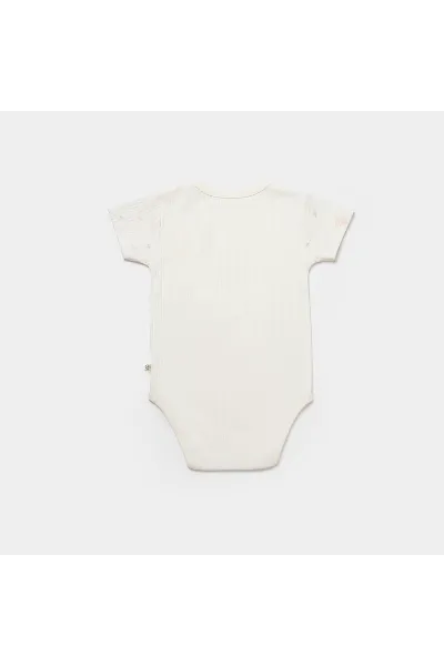 Bibaby Biorganic Koala Jungle Kısa Kol Bebek Body 56972 Pembe