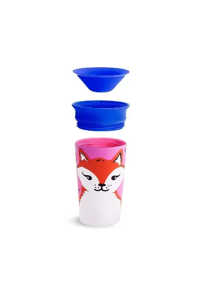Munchkin Mucize 360° Wildlove Alıştırma Bardağı 12 Ay+ 266 ml Tilki
