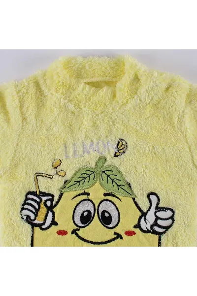Sarı Lemon Welsoft 2'li Peluş Takım
