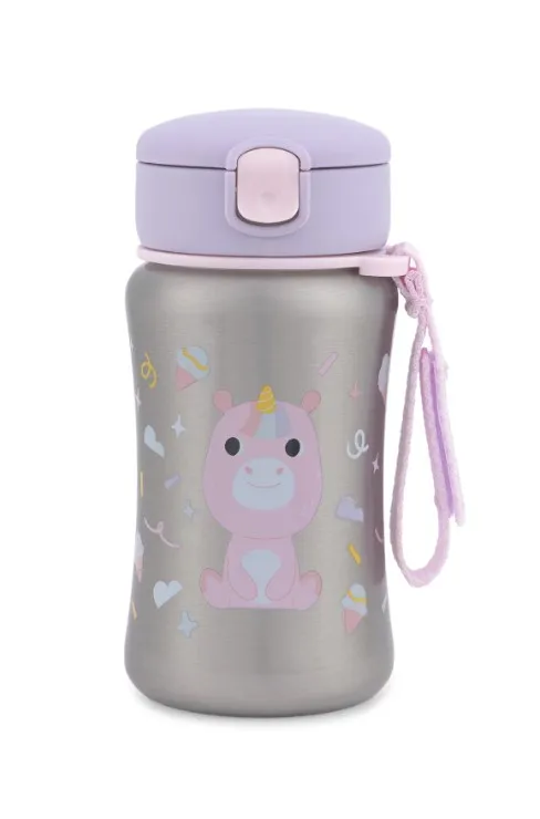 Skip Hop Besties Squad Paslanmaz Çelik Pipetli Suluk Unicorn