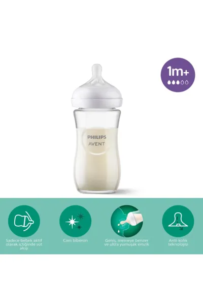 Philips Avent Doğal Tepkili Natural Response Cam Biberon 240 ml 1+ Ay