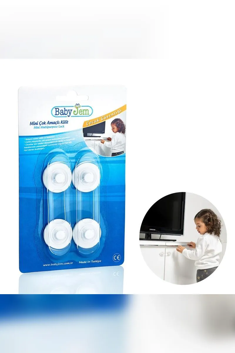 BabyJem Mini Çok Amaçlı Kilit 2'Li 059
