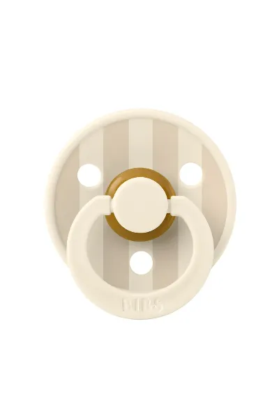 Bibs Studio Colour Block Kauçuk Emzik 0-6 Ay Ivory / Vanilla