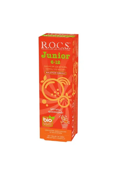 R.O.C.S. Junior Diş Macunu 6-12 Yaş 60 ml Meyveli Gökkuşağı