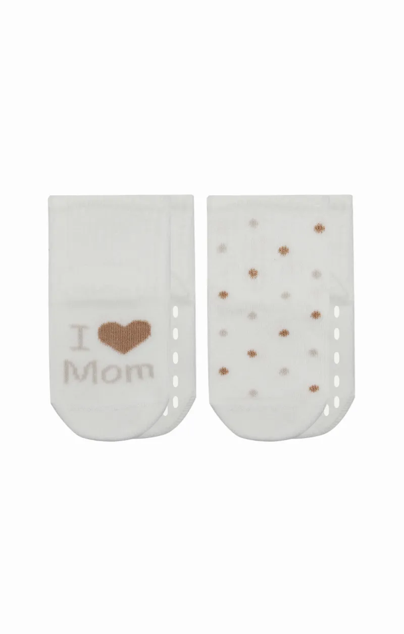 Bistyle Mom Dad Penye Kaymaz Soket Çorap 2li 10147 Puan Mom