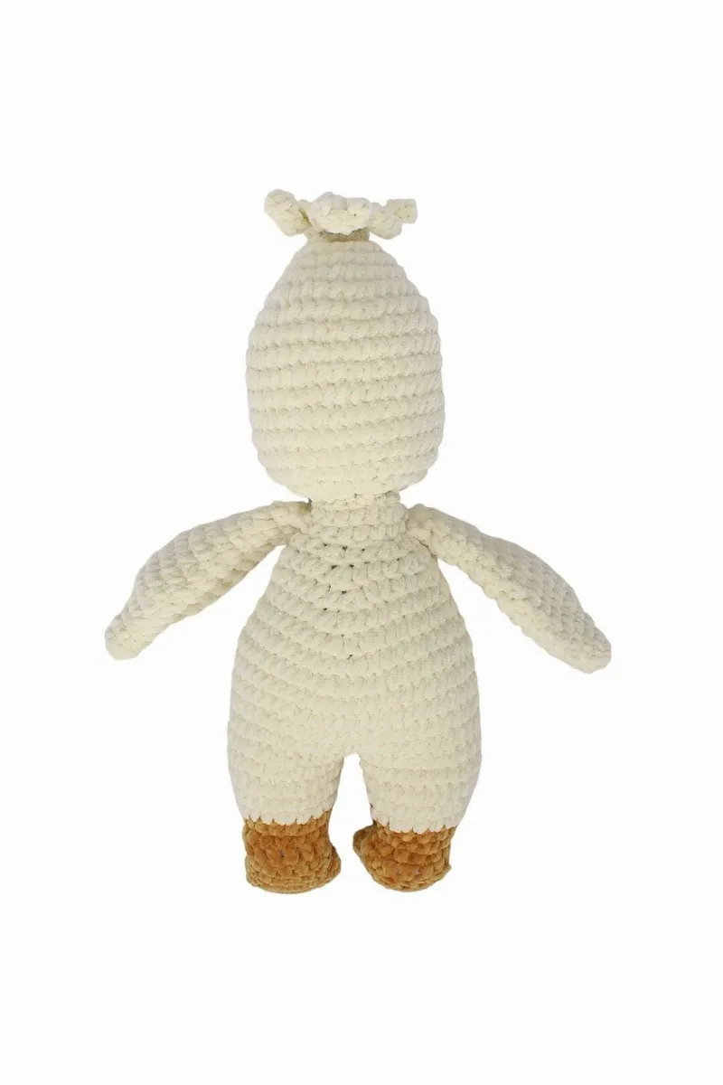 Kadife Amigurumi Organik Ördek Uyku Arkadaşı Oyuncak