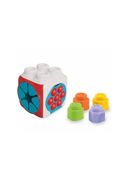 Clementoni Baby Soft Clemmy Yumuşak Blok Duyusal Küp 17902