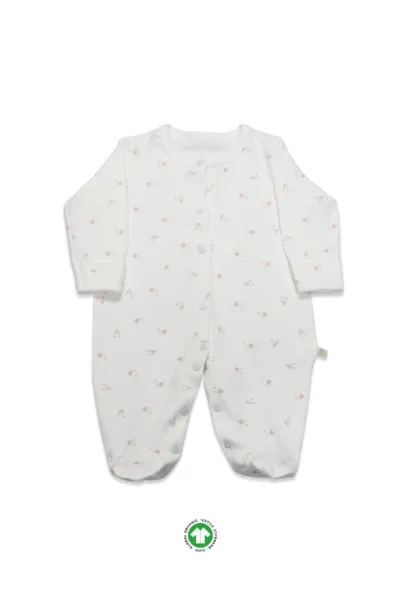 Bistyle Grow İn Love Bebe Tulum 15103 Pembe Ekru
