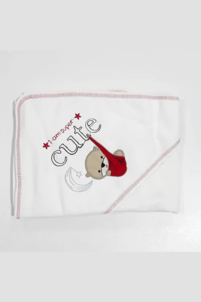 Cute Ayıcık Kırmızı 11 Parça Hastane Çıkış Seti