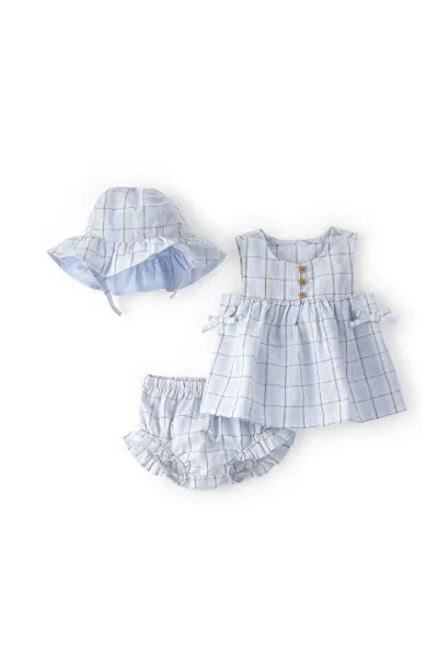 Carters Kız Bebek Alt Üst Set 1U618010 Mavi