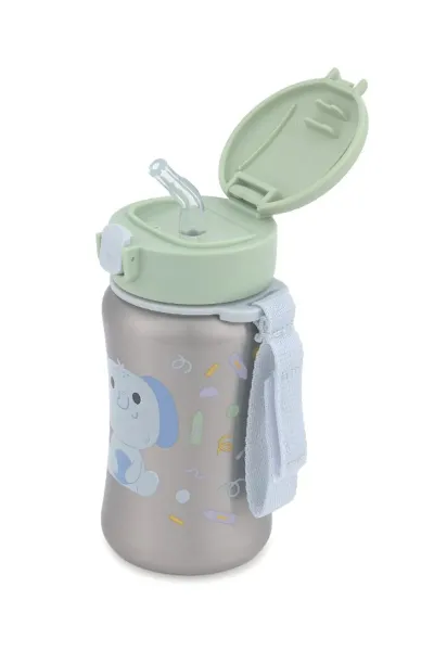 Skip Hop Besties Squad Paslanmaz Çelik Pipetli Suluk Fil