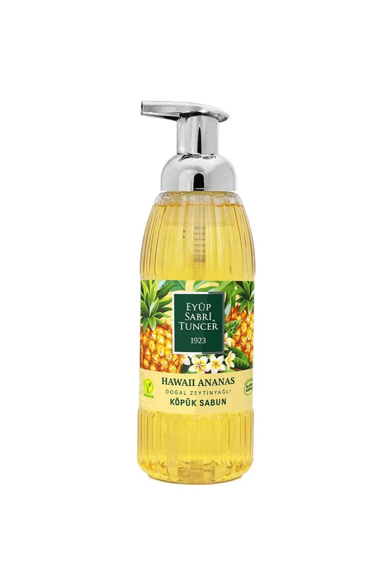 Eyüp Sabri Tuncer Doğal Zeytinyağlı Köpük Sabun 500 ml Hawaii Ananas