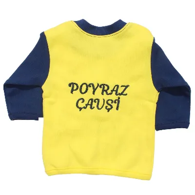 Unisex Taraftar FB Fenerbahçe İsme Özel 4 Parça Takım 0-3 Ay