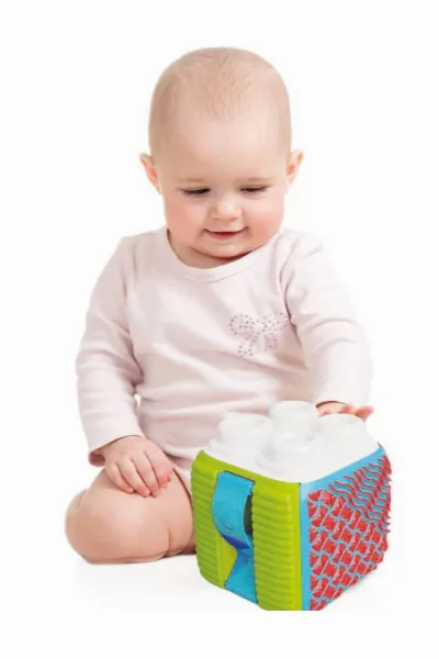 Clementoni Baby Soft Clemmy Yumuşak Blok Duyusal Küp 17902