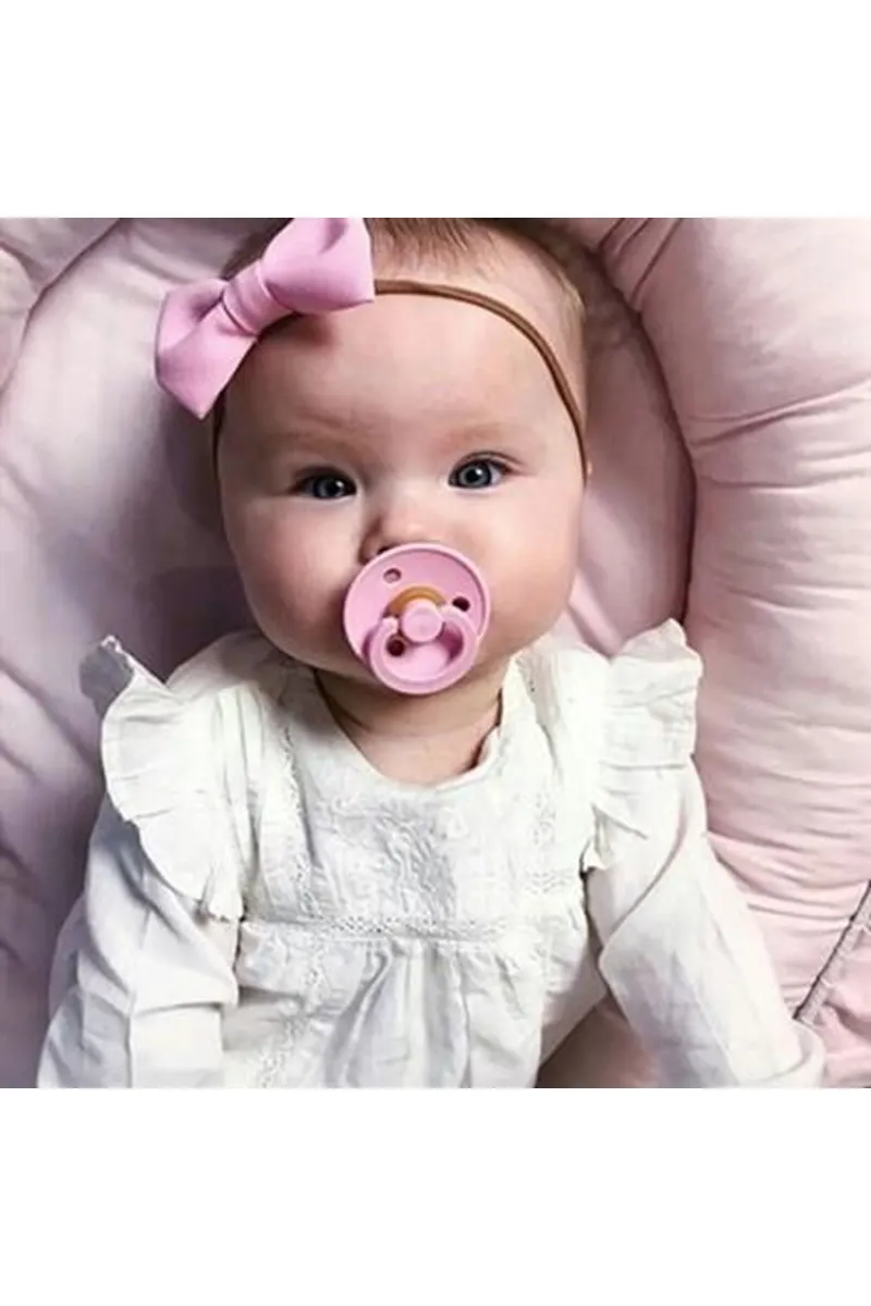 Bibs Colour Kauçuk Emzik 0-6 Ay Pink